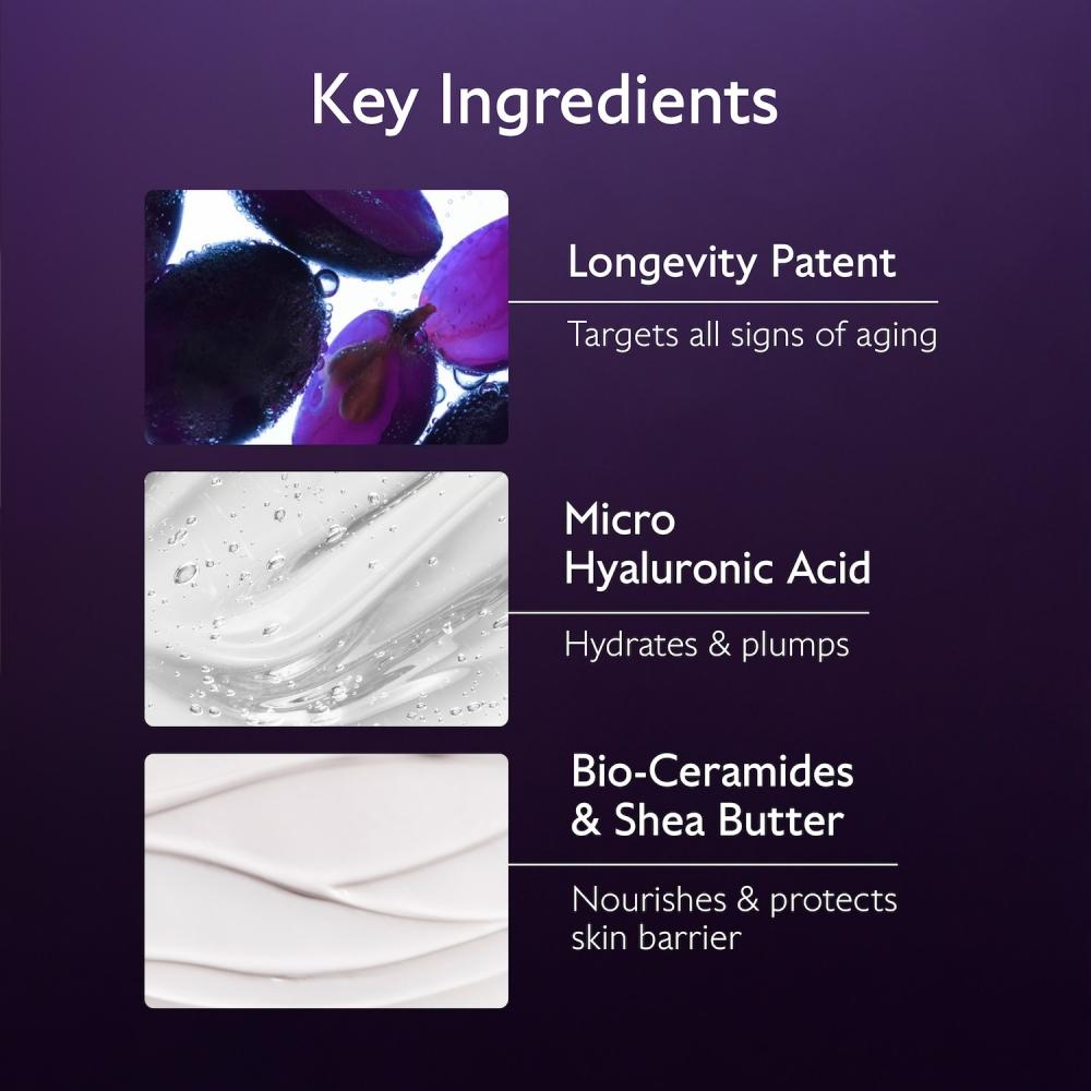 Caudalie Premier Cru Reichhaltige nachfüllbare Feuchtigkeitscreme mit Bio-Keramiden 1,7 oz 50 ml