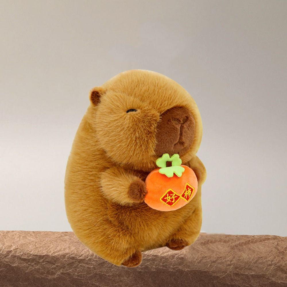 Simulation Plush Animal Kapibala Doll Soft Capybara Plush Stuffed Toy  Kids Gifts