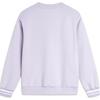 Li-Ning Comfortable Casual Round Neck Pullover Sweatshirt Women Sweatshirt Sea-Salt-Purple AWDU598-2