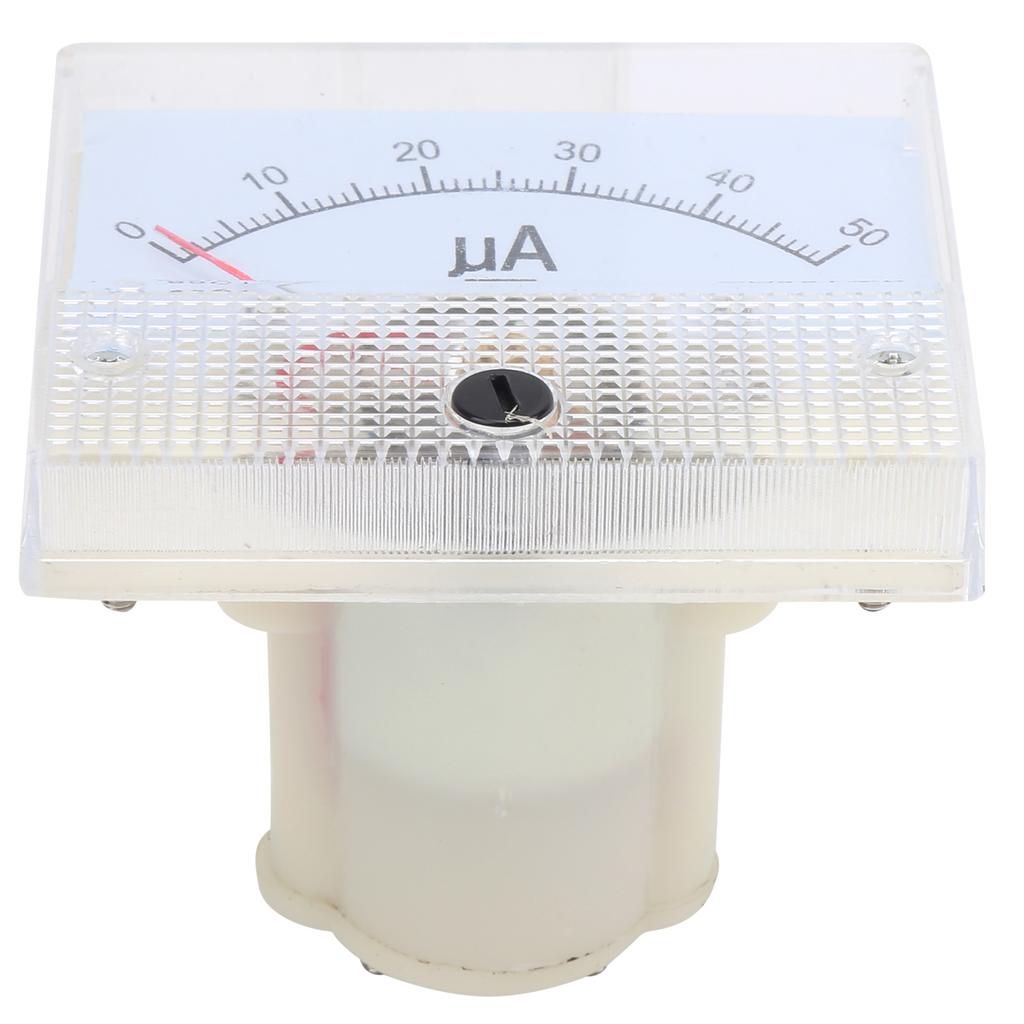 85C1 DC0 50UA Pointer DC Ammeter Head Ampere Meter Line Circuit Measuring Device