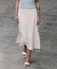 Aesmoeo Selina Slit Banding Skirt (Cream)