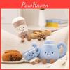 Coffee Cup Teapot Baguette Cinnamon Roll Baguette Plush Toys Short Kids Fabric