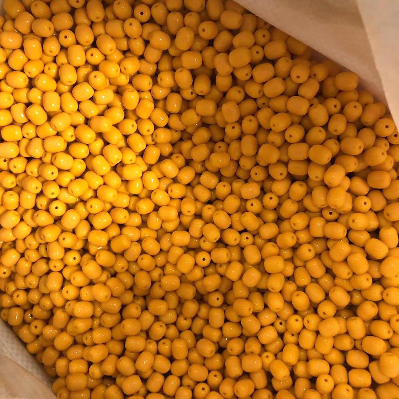 

10x8 мм цилиндрические стеклянные фарфоровые бусины-бочонки с имитацией нефрита, разноцветные бусины в форме ююбы для самодельных украшений Approx. 38 pieces