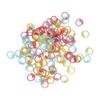 100Pcs Colorful Crochet Stitch Markers Metal Knitting Marker Rings  For Knitting Projects