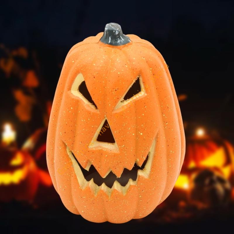 Halloween Pumpkin Outdoor Decoration Weather Resistant HDPE Materials Easy Assembly For Yard Parties Halloween Decors 55KF