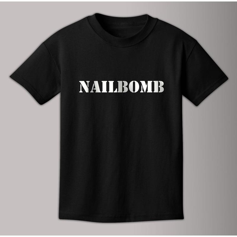 Nailbomb heavy metal band logo T shirt Black S 3XL S