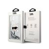 Karl Lagerfeld Liquid Glitter Nft Karl's Head - Etui Iphone 14 Plus (Srebrny)