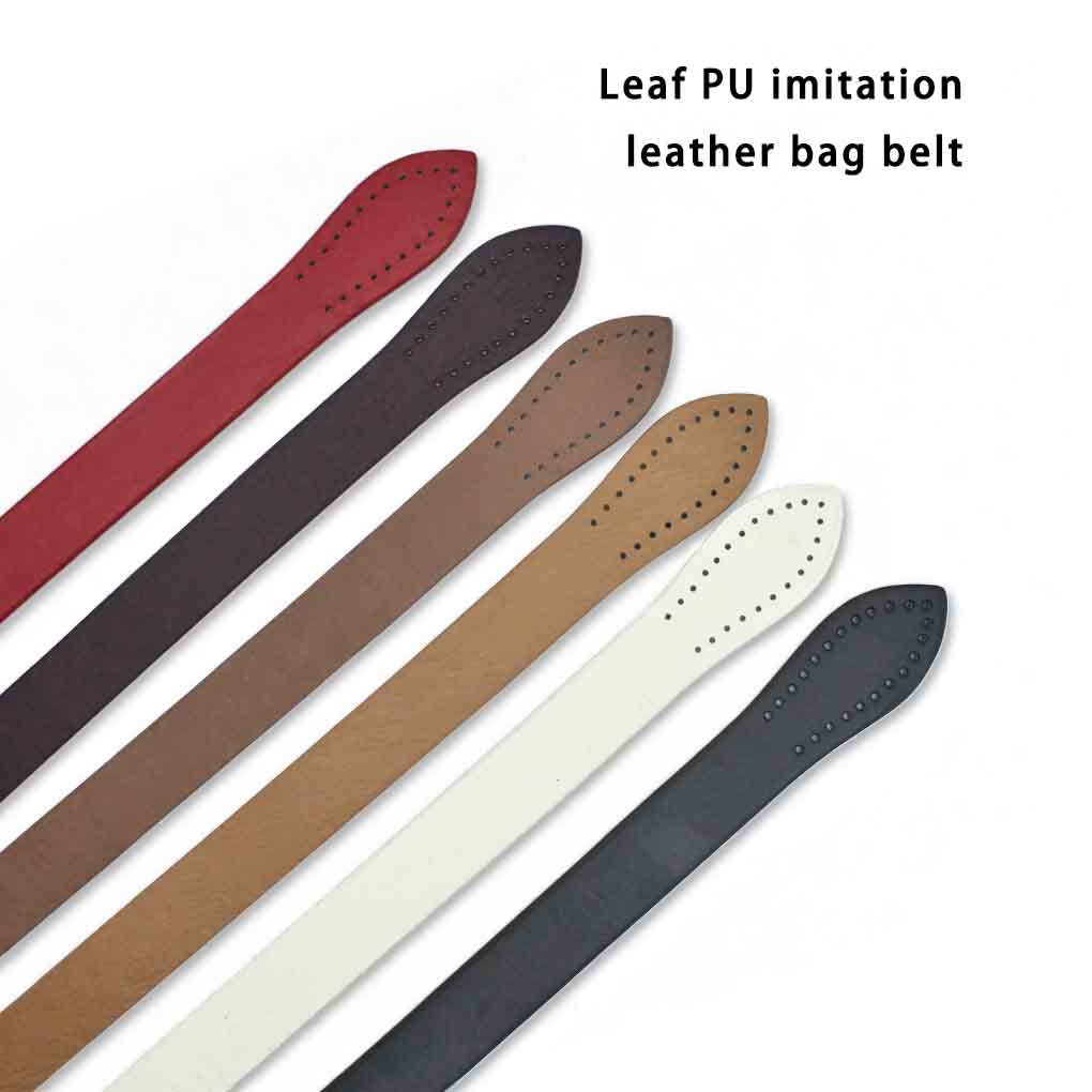 PU Leather Handbag Lifting Handle Modified DIY Decorative Leaf Shape Easy Matching Shoulder Bag Strap Accessories