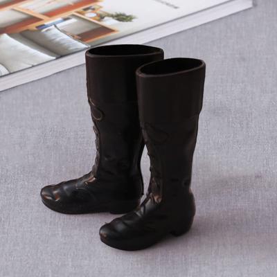 1 Pair Durable Corrosion Resistant PVC Dollhouse Boot 1:12 Miniature Rain Boots Accessories for Playing