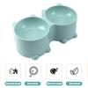 Yousheng Pet Double Bowl Cartoon Cat Head Shaped Food Bowl Neck Guard Non-slip Cat Water Bowl Pet Accessories