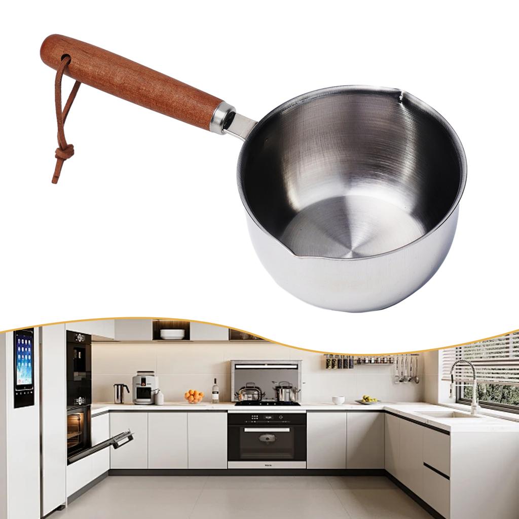 Stainless Steel Sauce Pan for Cooking Small Pot for Hot Oil and Hot Sauce