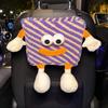 Creative Plush Car Tissue Box Cartoon Vehicle Trash Bin Paper Storage Case  Car Supplies