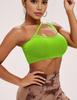 European & American One-Shoulder Sports Bra: Sexy, High-Impact, Back-Enhancing Yoga Wear for Women