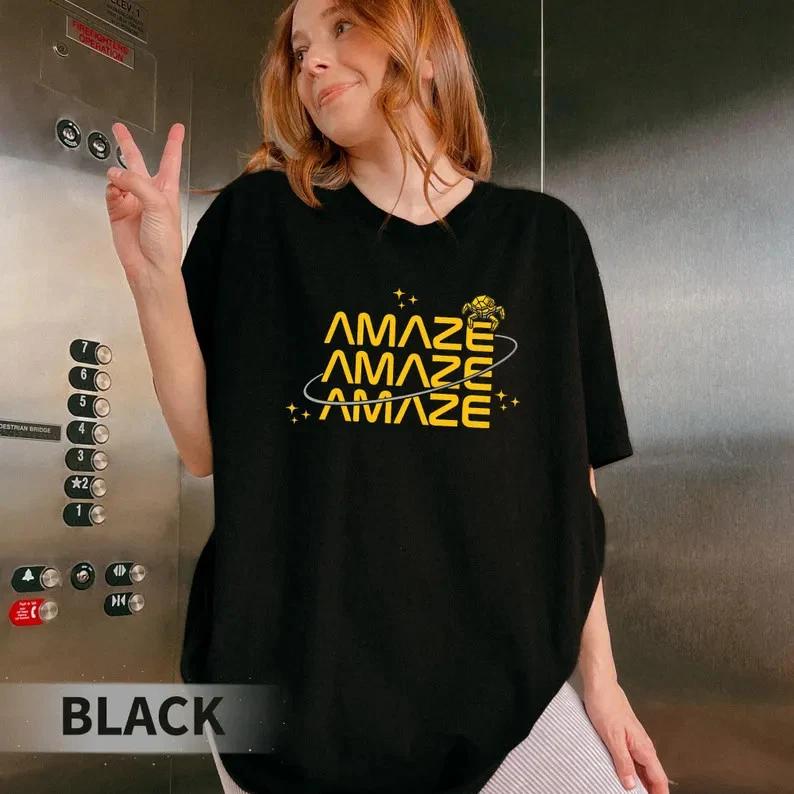 Sci-Fi Space T- Shirt, Alien Graphic Tee, Book Lover Gift M