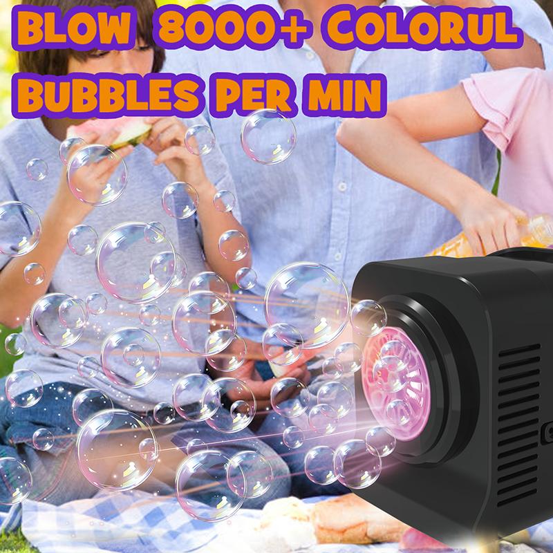 Bubble machine children's handheld bubble machine outdoor wedding props games holiday gifts without bubble water batteries