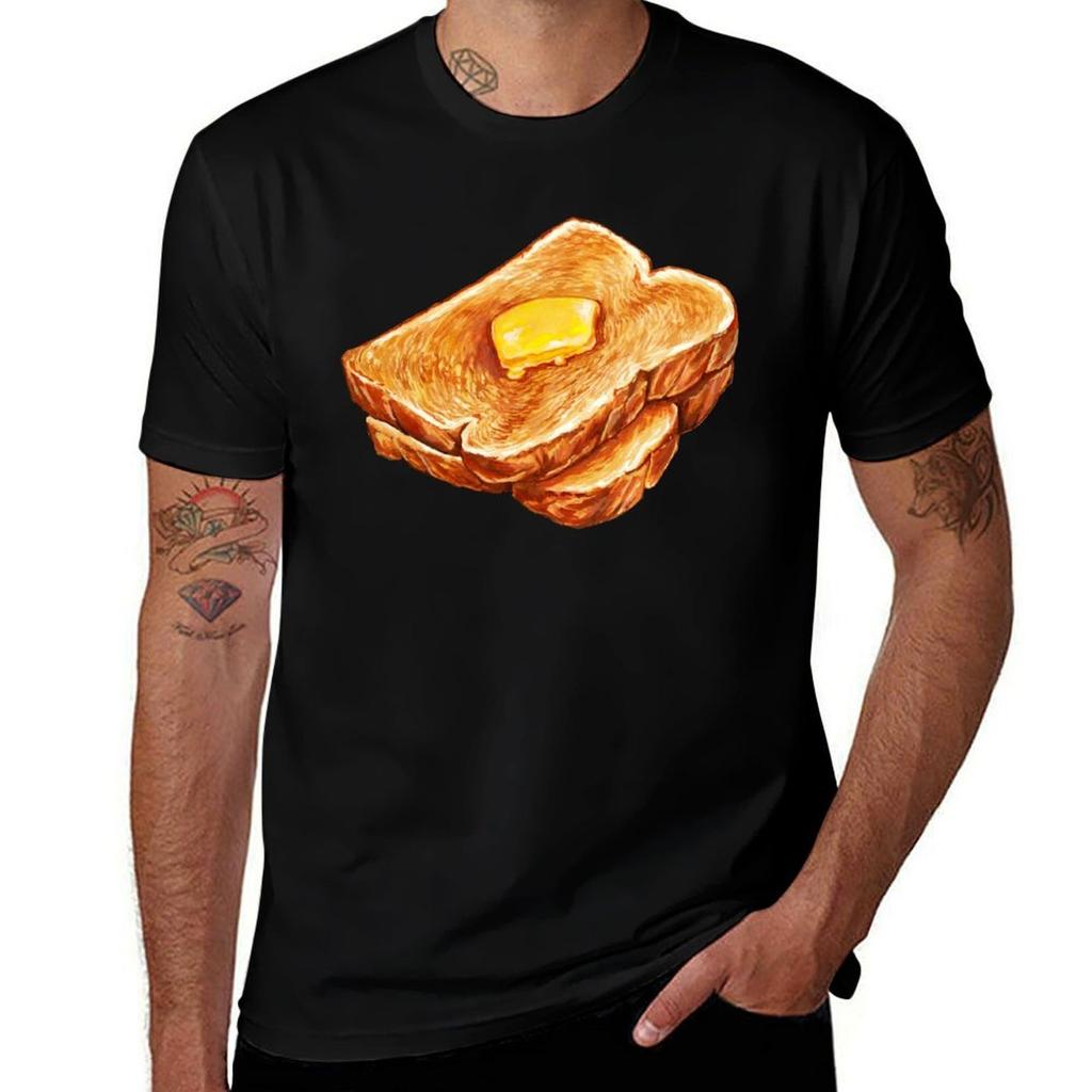 Butter Toast TShirt Lightweight Cooling Short Sleeve Tee