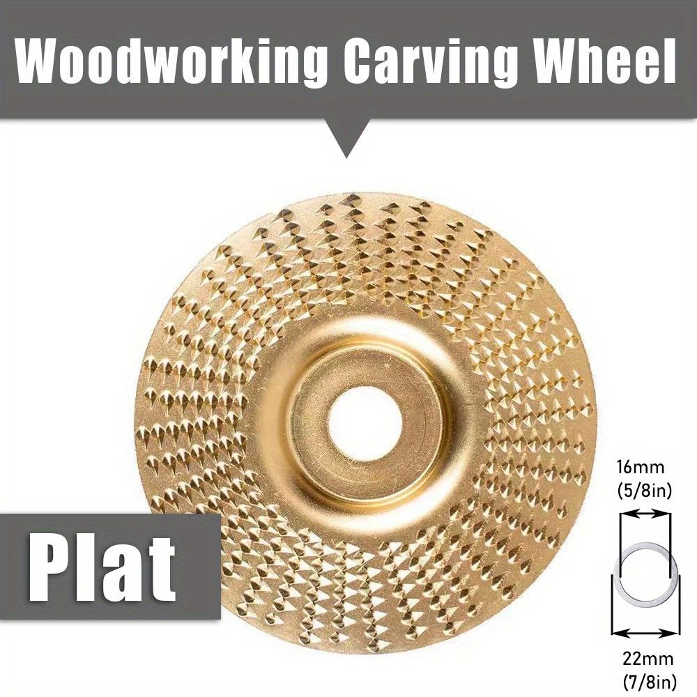 3pcs Woodworking Carving Wheel Polishing Wheel Versatile Sanding Disc Wood Shaping Tool Abrasive Disc 22mm Inner Diameter