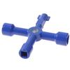 4-Way Multi-Functional Key For Electric Water Gas Meter Box Opening Key