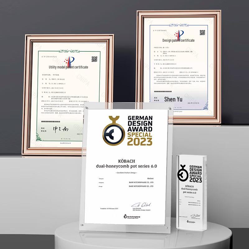 KOBACH 6. Generation 32cm Edelstahl Antihaft Wok