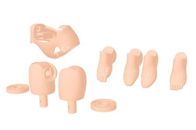 Megami Device M.S.G 02 Onderlichaam Set Huidskleur D Totale Lengte Ca.. 20mm 11 Schaal Plastic Model KP599
