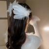 Headwear White Swan Hairpin Pearl Ballet Pearl Barrettes Jewelry Feather Hair Clips  Hipster