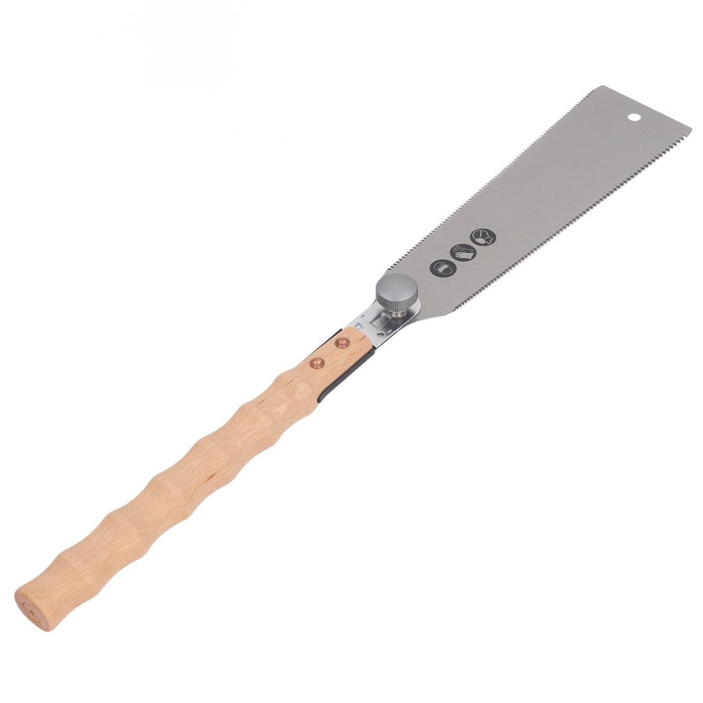Double Edge Sided Hand Saw Fine Tooth Triple Fast Flush Cut Pull Saw for Woodworking