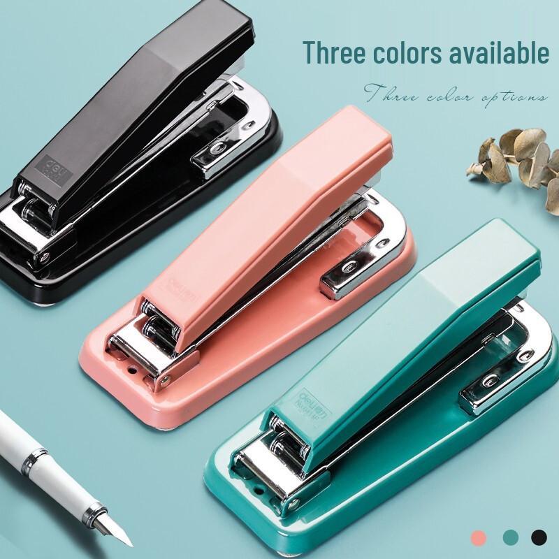 Deli 0414 Rotating Saddle Stitch Stapler for Student Exercise Books