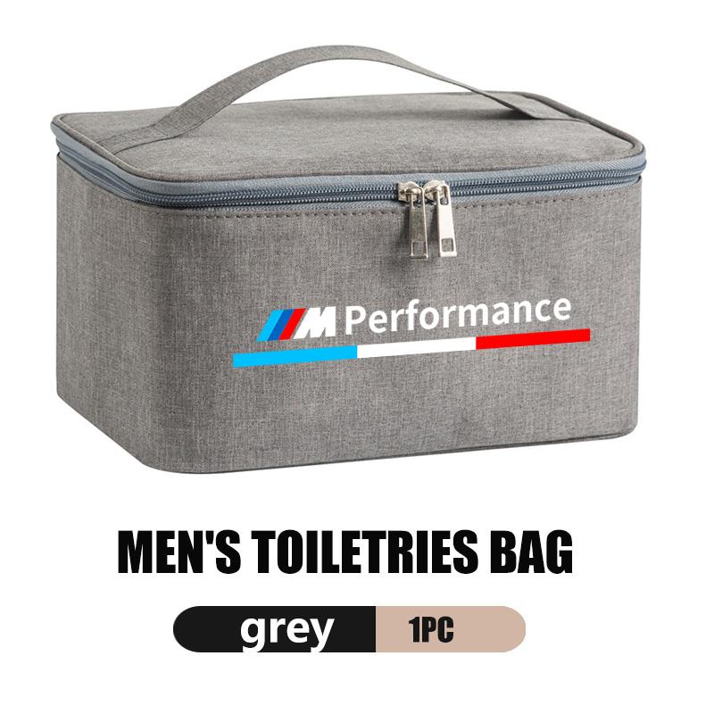 TIIU6 Car Travel Cosmetic Bag Waterproof Foldable Storage Bags For BMW Performance M M3 M5 iX5 iX6 E60 E61 E62 E70 E71