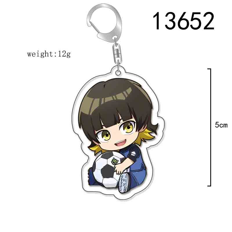 

Blue Lock Acrylic Keychain Seiichi Hiori Bachira Meguru Chigiri Hyoma Kunigami Rensuke Anime Cosplay Accessories