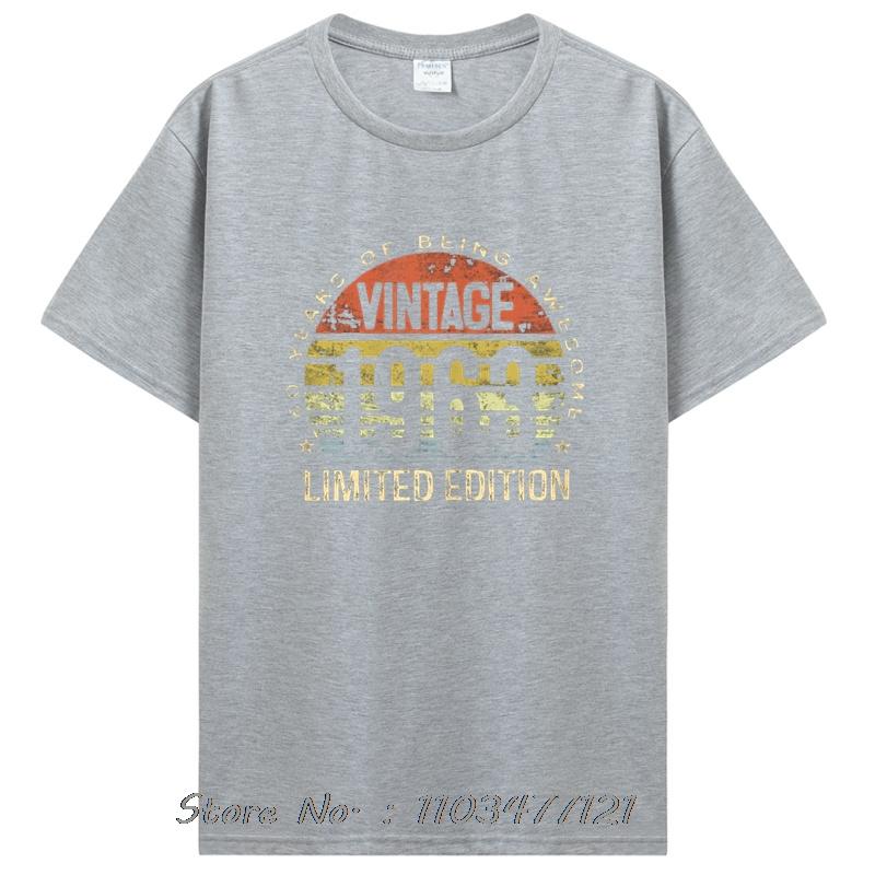 Anniversaire Vintage 1963 Vieux Cadeaux T-shirts Vintage T-shirts Graphiques d'Été Vêtements Streetwear T-shirt Oversize hommes T-shirt en Coton