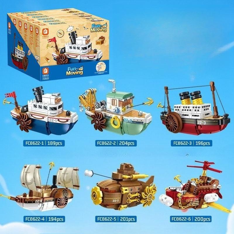 Creatief Middeleeuws Zeilschip Bouwstenen Speelgoed Avontuurschip Luchtballon Model Bouwstenen Voor Volwassen Kinderen Verjaardagscadeau