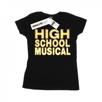 Womens/Ladies High School Musical The Musical Lights Logo Cotton T-Shirt