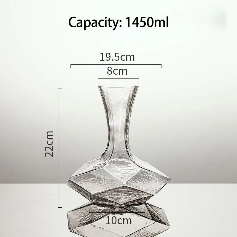 Liuling Whiskey Cup Creative Crystal Cup High-end Foreign Wine Cup Household Glass Engraved Beer Cup Bar Ice Hockey Cup