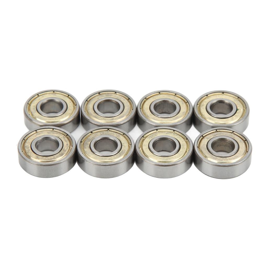 8 Pièces Roulement à Billes 608ZZ ABEC 11 Acier au Carbone Scellé Roulements de Skateboard 8x22x7mm pour Patins à Roulettes Planches de Danse