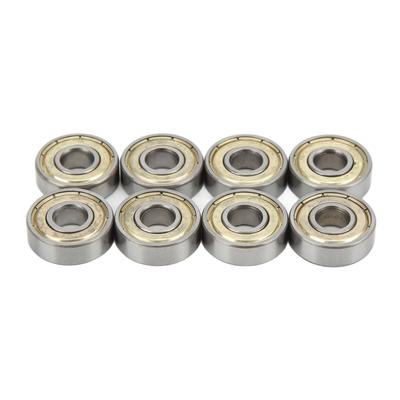 8Pcs 608ZZ Ball Bearing ABEC 11 Carbon Steel Sealed Skateboard Bearings 8x22x7mm for Roller Skates Dance Boards