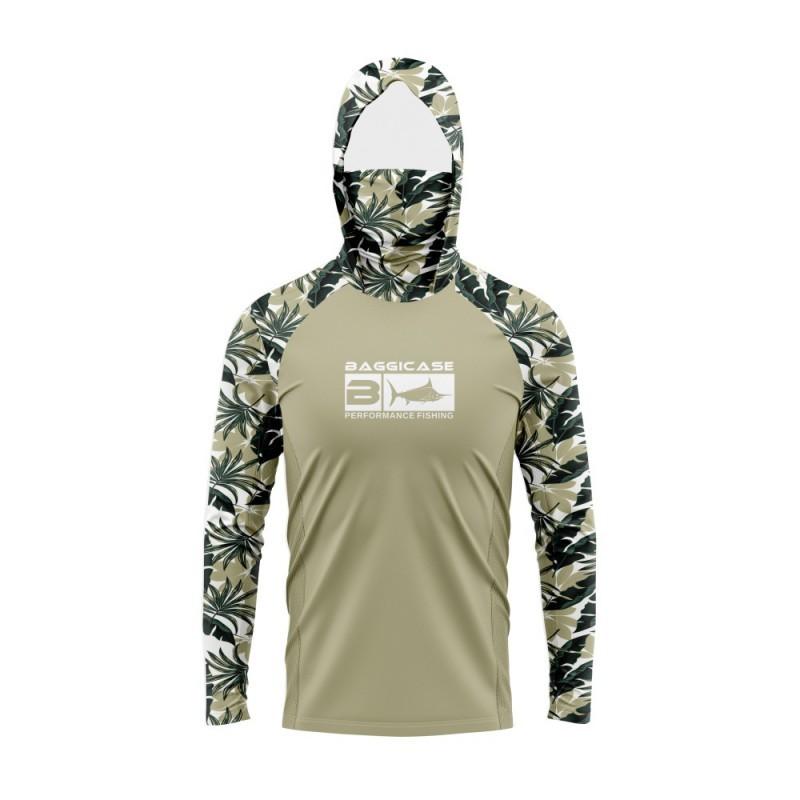 BAGGICASE Angelbekleidung Outdoor Sportbekleidung Mit Kapuze Maske Sonnenschutz Schnelltrocknend Atmungsaktiv