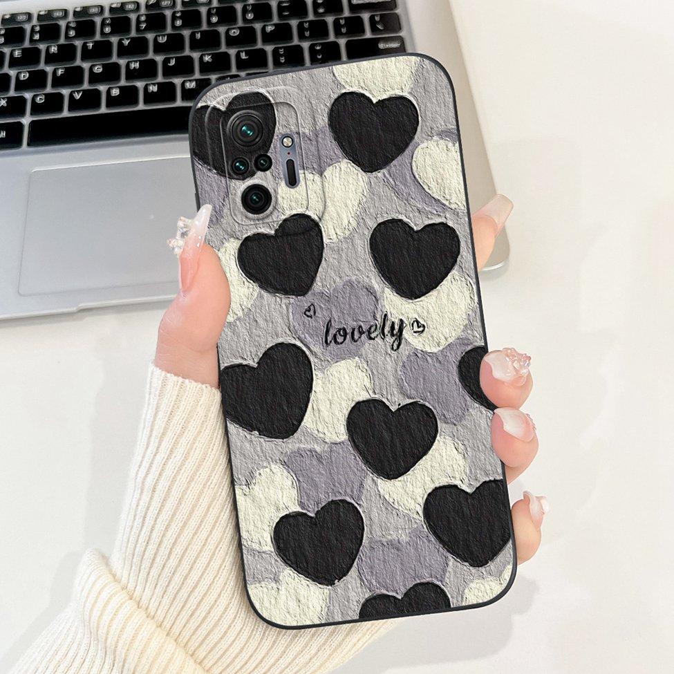For Redmi Note 10 Pro 4G Case Cover Silicone Cute Cat Fashion Butterfly Flowers Love Funny Painted Phone Case M2101K6G M2101K6R