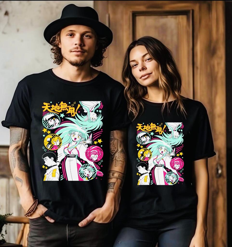 Koszulka Tenchi Muyou In Love Anime Manga Japońska Animacja Komiksowa Koszulka Miękka