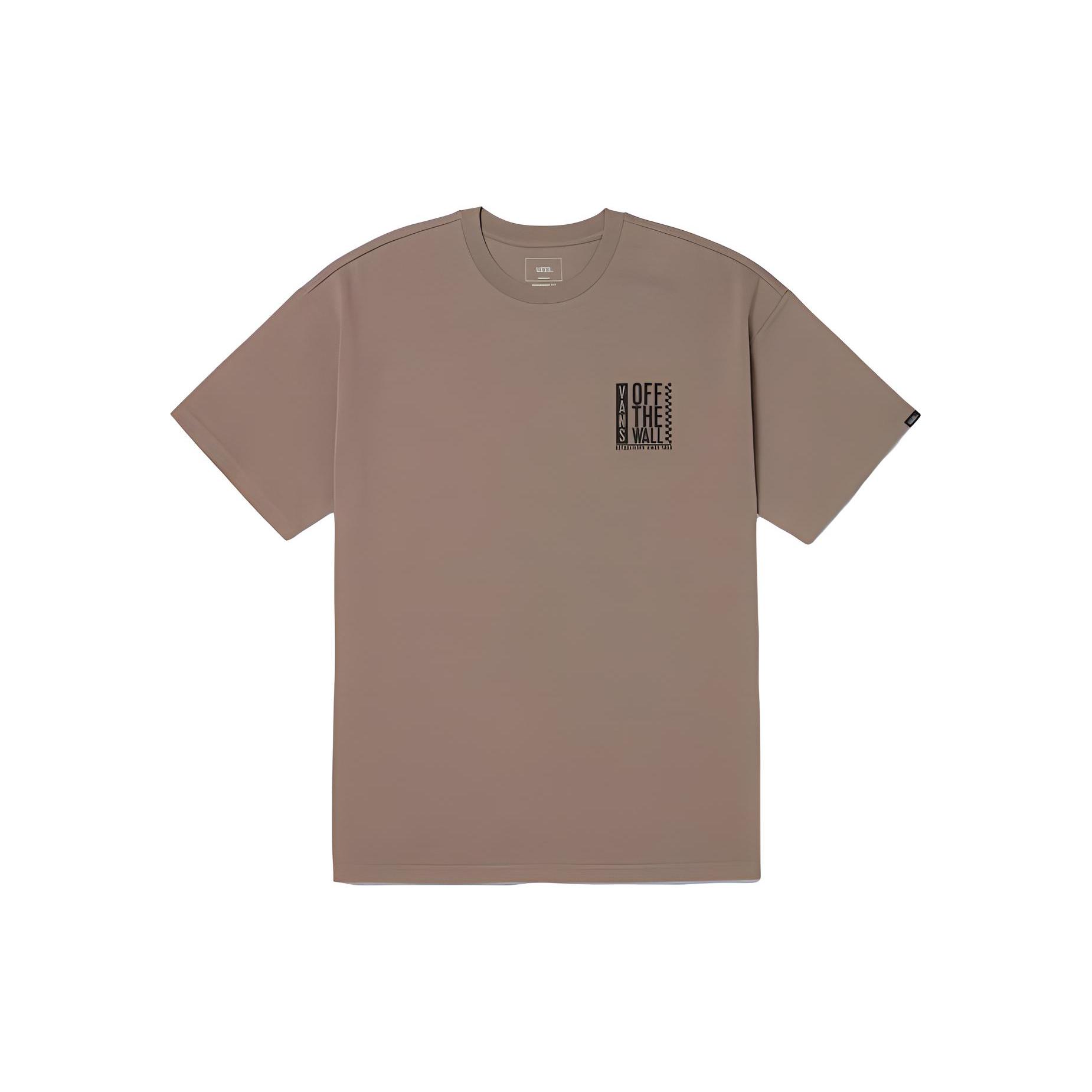 

New Vans Drop Shoulder Sleeve T Shirt Men s Light Umber VN000BZ0YEH1 XL