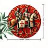 1PC Knights Templar Metal Sign Vintage Wall Decor Home Cafe Bar Garage Unique History Gift