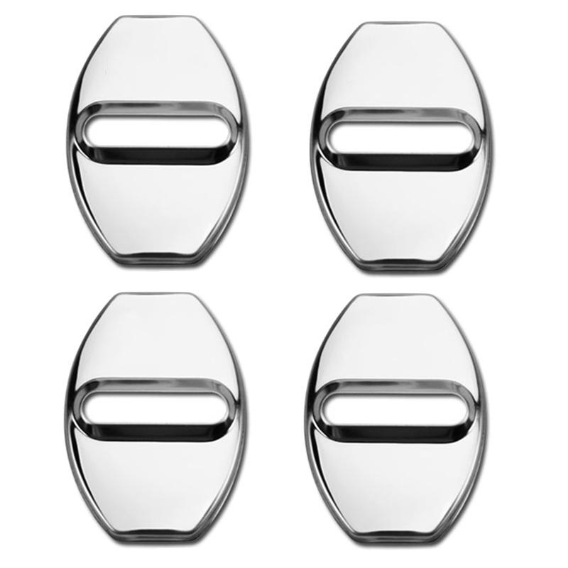 4pcs Car Styling Door Lock Cover for Skoda Octavia Fabia Yeti Citigo Rapid A7 2013 2014 2015 2016 2017 2018 Auto Accessories