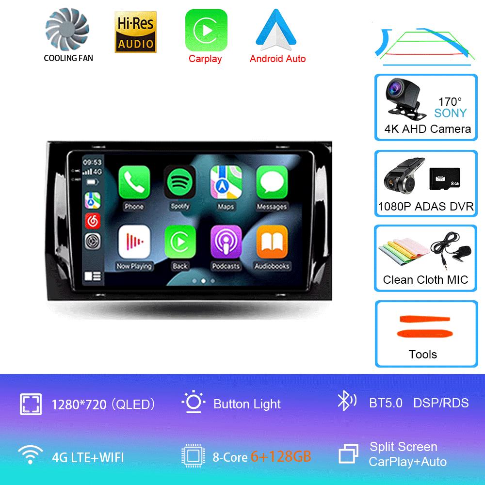 Car Radio Android 14 Carplay Auto For Skoda Kodiaq 2016 - 2021 Karoq NU7 2017 - 2021 Multimedia GSP 2Din Video DVD Player Stereo