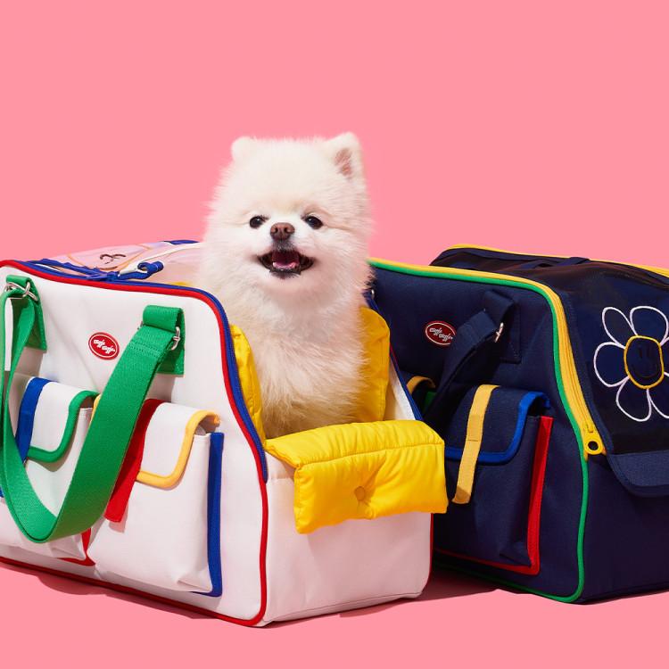 pethroom X Wiggle Wiggle] Pet Travel Bag Dog Carrier