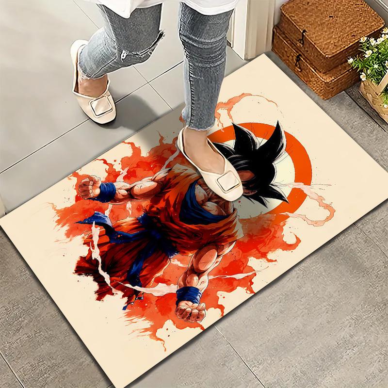 Son Goku Carpet Rug For Living Room Bedroom Home Sofa Decoration Kids Play Nonslip Floor Mat