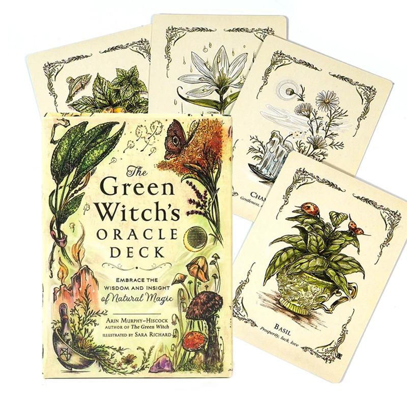 Phone Case Cswo02 Green The Witch's Oracle Tarot Deck Embra The Wisdom And Insight Of Natural Magic Witch Witchcraft Series Party Toy Game