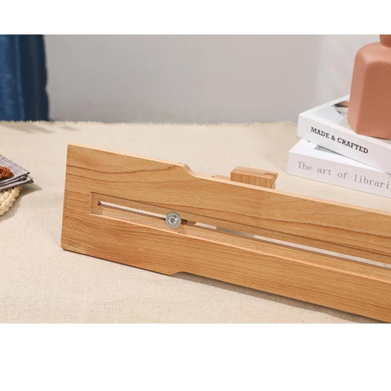 Verstellbarer Stickständer freihändig Kreuzstich Holzstickrahmen Nähhandwerk Stickerei Stickzubehör