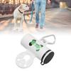 Dog Poop Bag Dispenser Dog Poop Waste Bag Holder Dispenser with Metal Carabiner and 1 Roll of Waste Bags