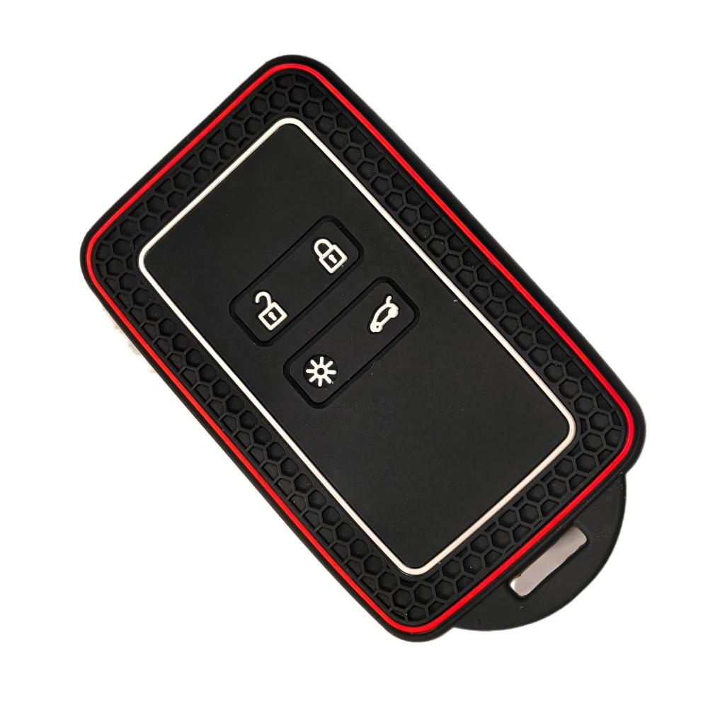 Silicone Key Case Cover For Renault Austral Captur Arkana Koleos Zoe Scenic Dacia Sandero Duster Logan Jogger Kadjar Clio Megane