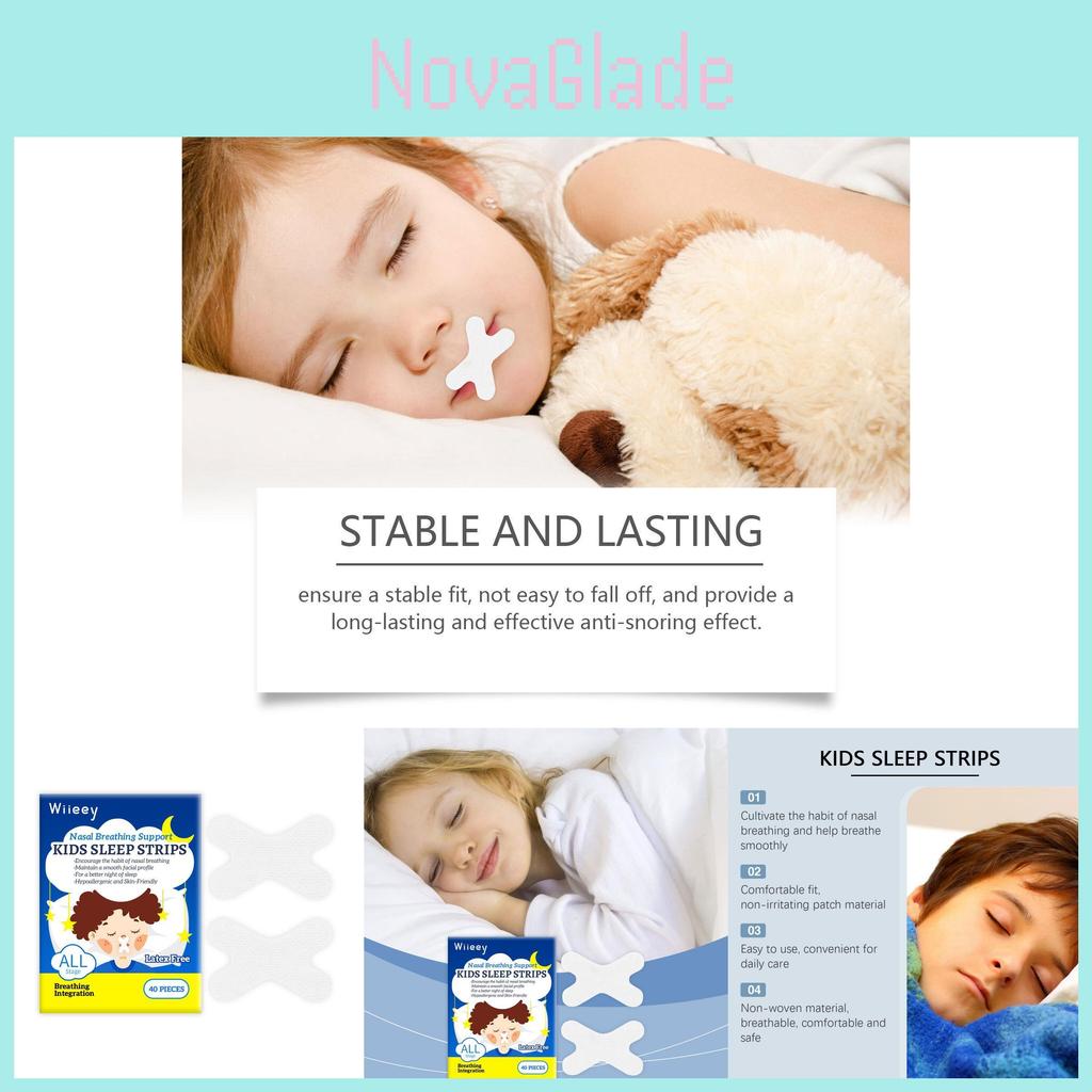 Wiieey Children Snore Patches For Comfortable And Peaceful Nighttime Sleep Aid