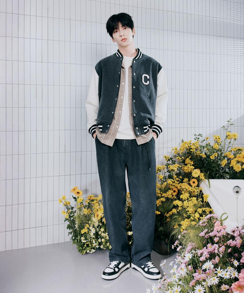 COVERNAT Cordura Semi-Wide Denim Easy Pants Blue